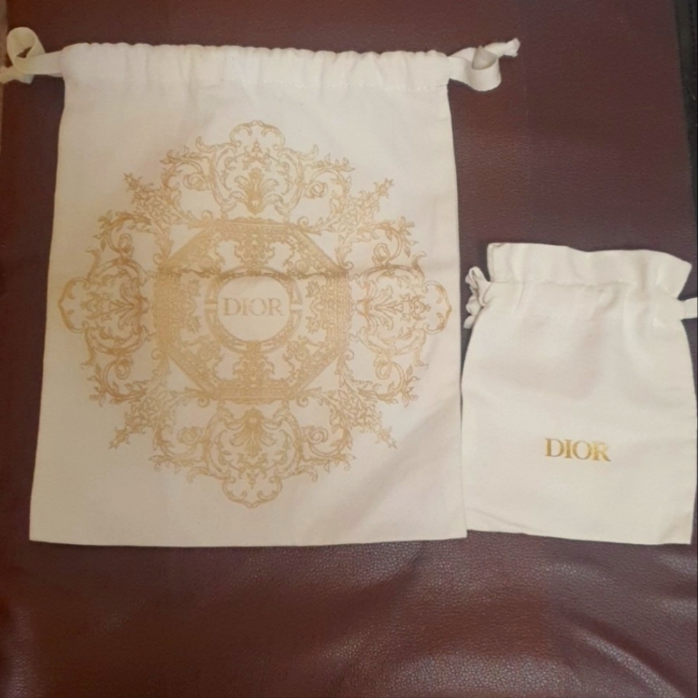NEW❤️limited Edition CHRISTIAN DIOR  2pcs dustbag Bundle sets- - Picture 4 of 4